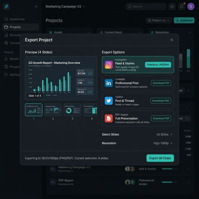 Step 3 — Export & Share